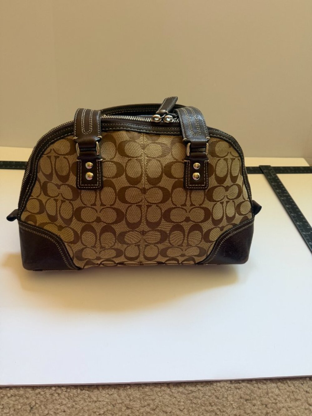 Coach Miranda Dome Satchel (F13977) - Picture 7 of 13